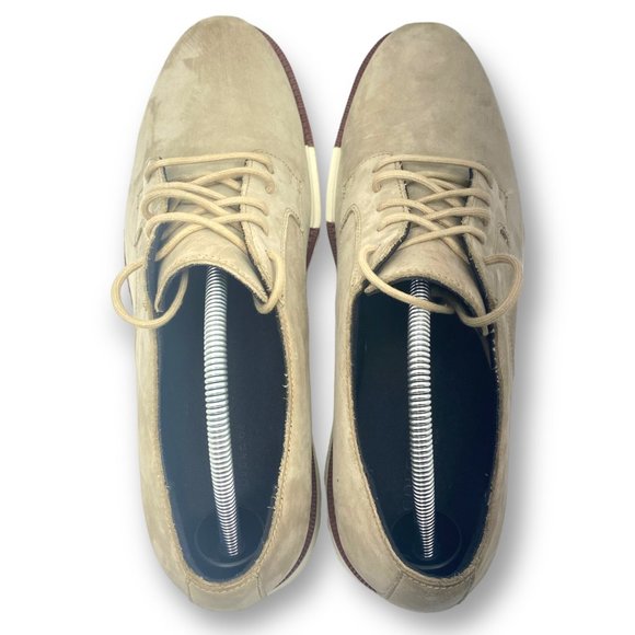 Cole Haan Shoes Men’s 10.5 M Oxfords derbys Tan Suede Plain Toe Grand Os C21556 - Picture 7 of 8